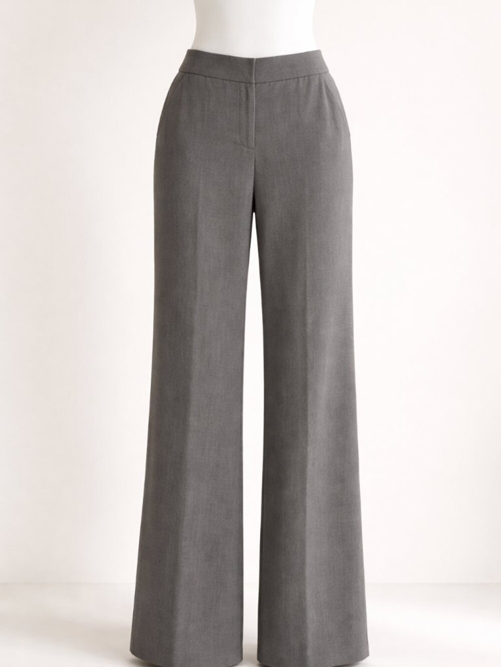 My Michelle Wide Leg Trousers Gray Size 9 EUC